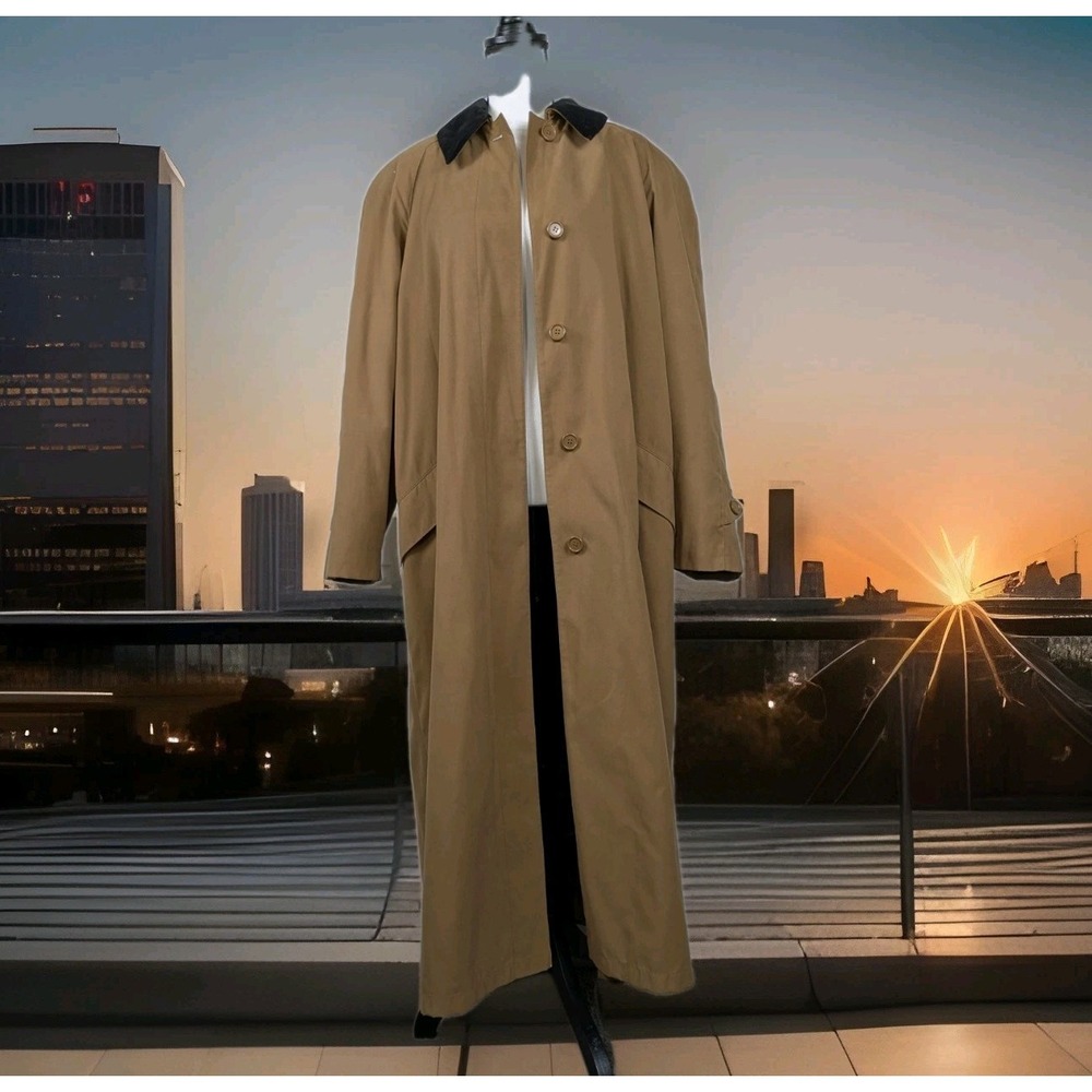 Vtg Talbots Trench Coat Womens Size 14 Classic Lined Old Money Quiet Luxury 2923